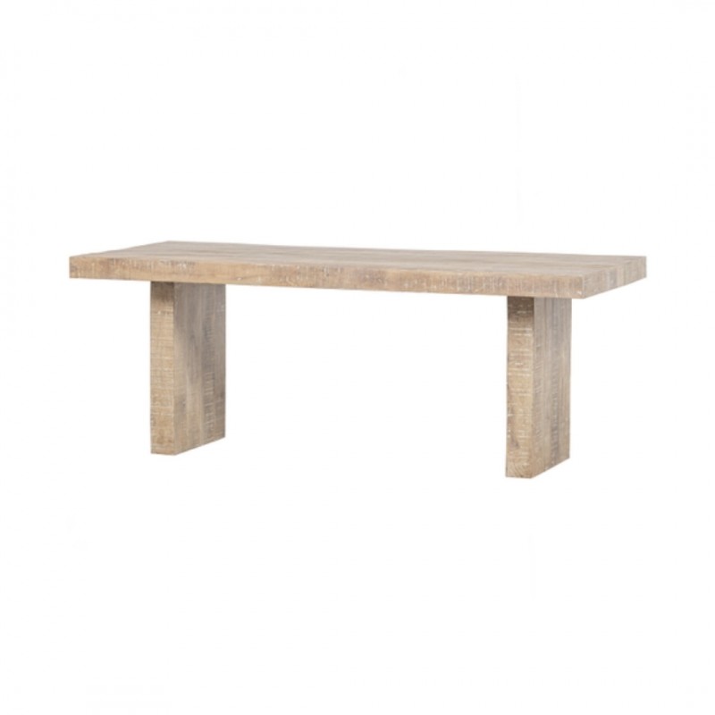 DINING TABLE BLACK MANGO WOOD 220